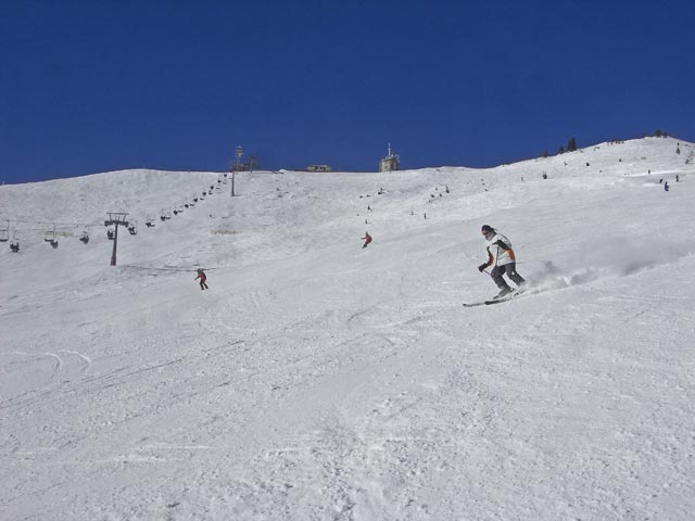 Daniela am Gipfelhang (31. Dez.)