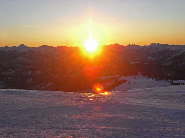 Sonnenuntergang (31. Dez.)