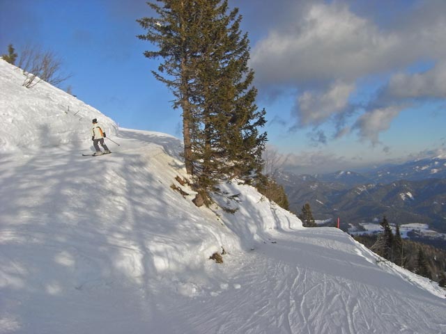 Daniela auf der Familienabfahrt (1. J&auml;n.)