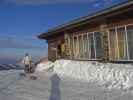 Daniela beim Terzer Haus, 1.626 m (1. Jän.)