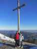 Ich und Daniela am Unterberg, 1.342 m