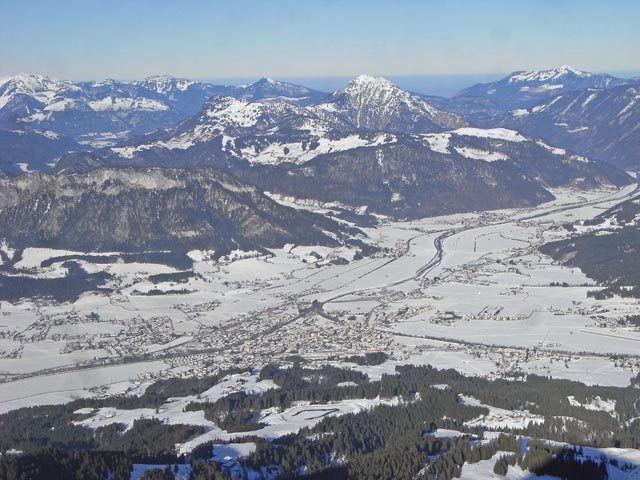 St. Johann in Tirol vom Kitzbüheler Horn aus (11. Jän.)