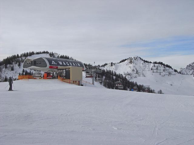 Bergstation der Sesselbahn Hachau
