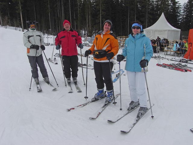 Daniela, Wolfgang, Andrea und Doris beim Starchenstadl