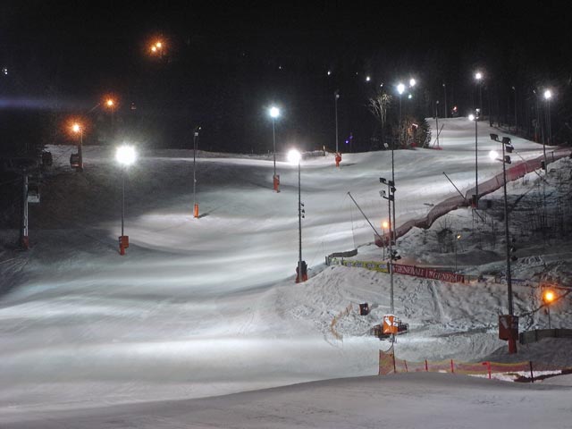 FIS-Weltcup-Piste Panorama