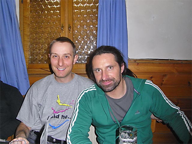 Ich und Alexander im Zwillingsgwölb