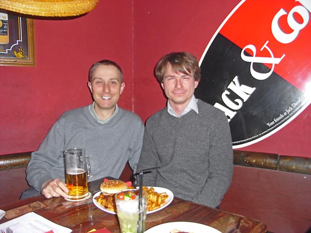 Ich und Stefan im Saloon5