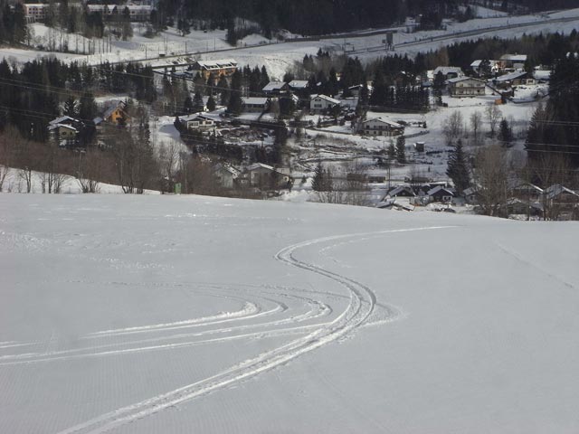 Abfahrt des Schmollwiesenlifts