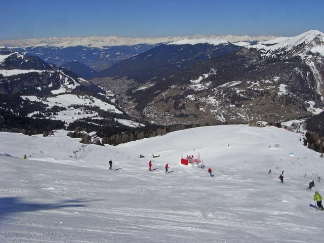 Abfahrt des Sessellifts Sochers/Ciampinoi (21. M&auml;rz)