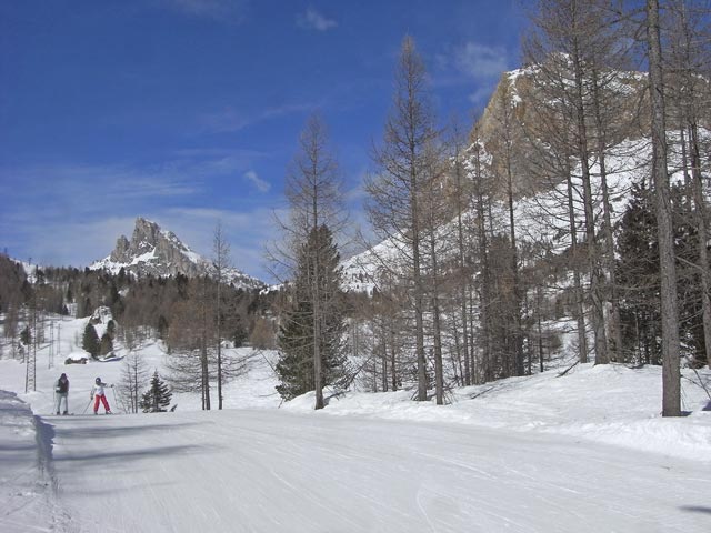 Abfahrt vom Passo Falzarego Bai de Dones (22. März)