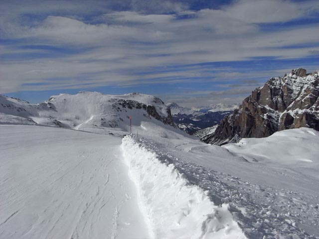 Abfahrt vom Lagazuoi nach Armentarola (22. März)