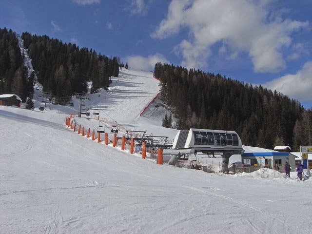 Talstation des Sessellifts Costoratta (23. M&auml;rz)