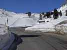 Straße auf das Grödner Joch (21. März)