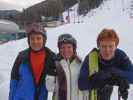 Ich, Doris und Thomas bei der Talstation der Zau[:ber:]g Kabinenbahn