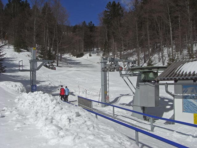Talstation des Karnerbodenlifts
