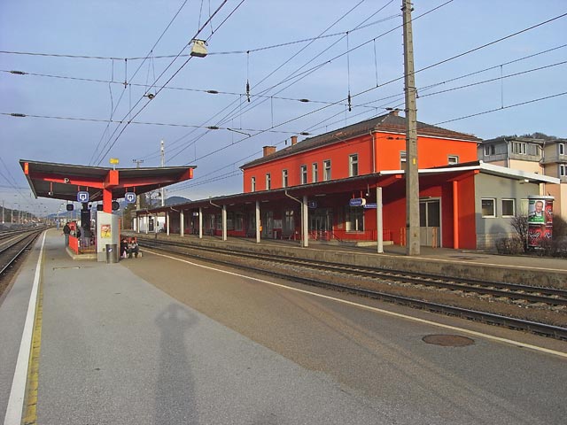 Bahnhof Kapfenberg, 509 m (14. M&auml;rz)