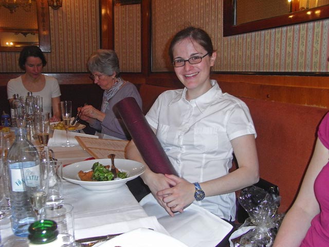 Karin, Karola und Katrin im Café Landtmann