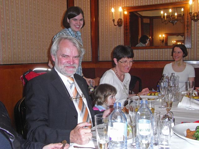 Herwig, Kerstin, Anja-Liv, Helga und Karin im Caf&eacute; Landtmann