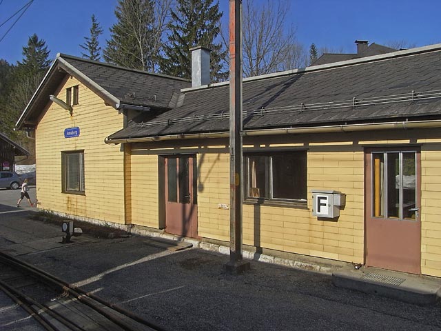 Bahnhof Annaberg, 807 m