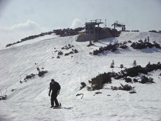 Norbert bei der Bergstation des 2er Sessellifts Gro&szlig;es Kar
