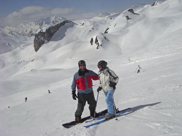 Markus und Mama auf der Piste 76 (15. Apr.)