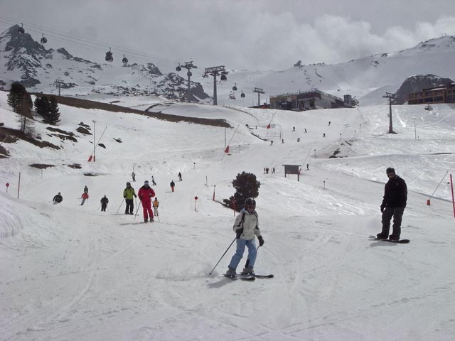 Mama und Markus auf der Piste 1 (16. Apr.)