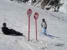 Markus und Mama auf der Piste 40a (14. Apr.)