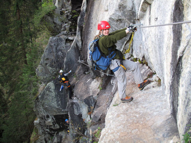 Michael, Frank und Daniela in der Neu-Ginzlingwand