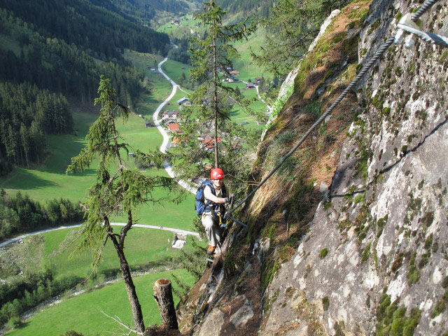 Daniela in den Floitentritten