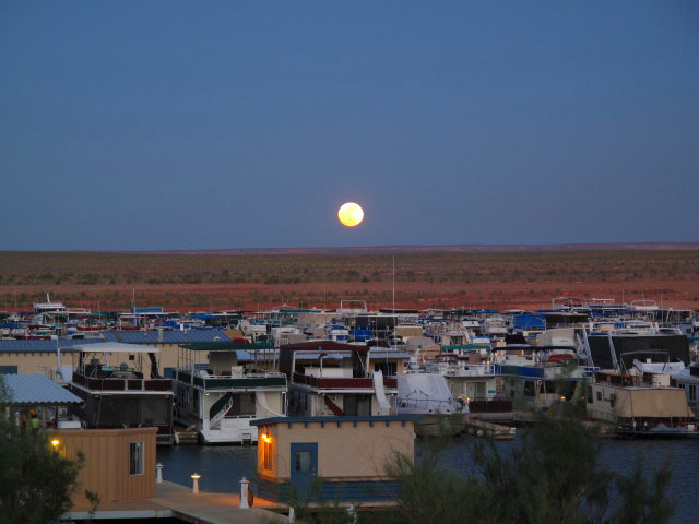 Wahweap Marina am Lake Powell (8. Mai)