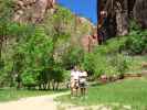 Ich und Papa im Zion Canyon im Zion National Park (6. Mai)