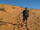 Papa im Coral Pink Sand Dunes State Park (7. Mai)