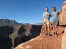 Ich und Papa am Toroweap Overlook im Grand Canyon National Park (8. Mai)