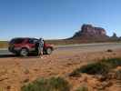 Papa auf der US 163 im Monument Valley (9. Mai)