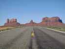 US 163 im Monument Valley (9. Mai)