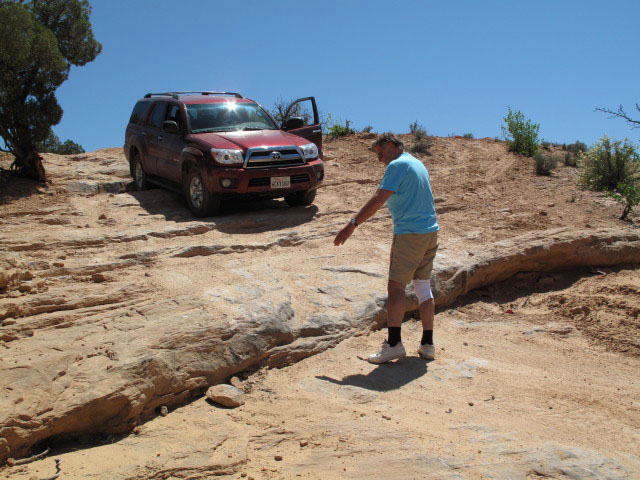 Papa am Squaw Park Jeep Trail (11. Mai)