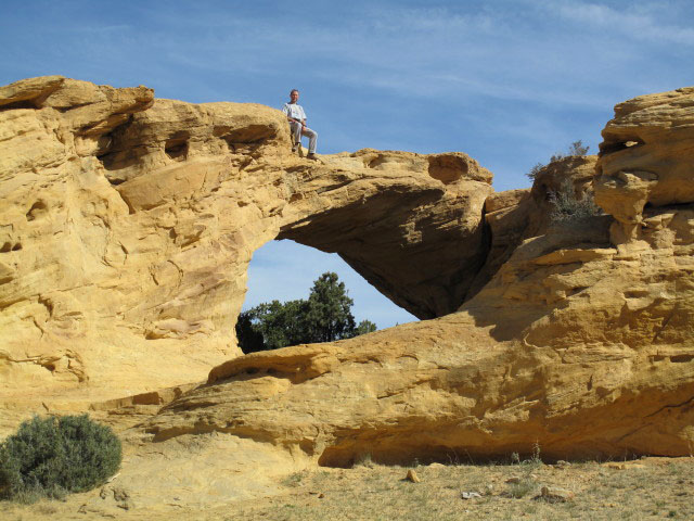 Ich auf der Dutchman Arch (13. Mai)