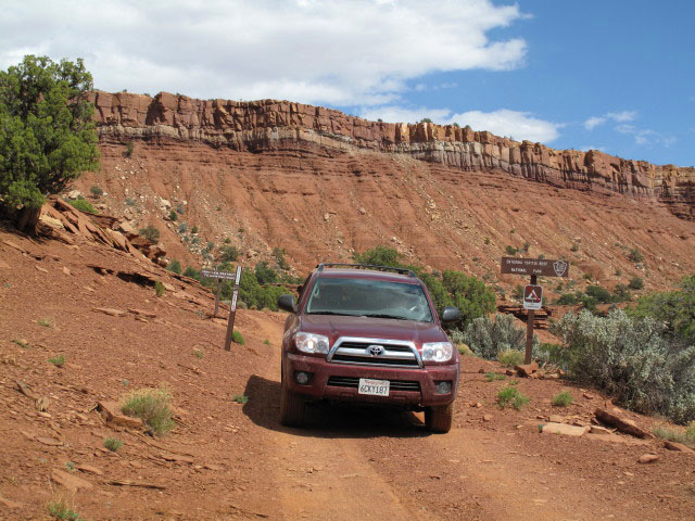 Tantalus Creek Jeep Trail im Capitol Reef National Park (14. Mai)