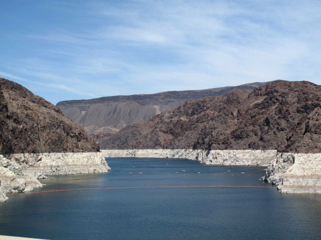 Lake Mead vom Hoover Dam aus (16. Mai)