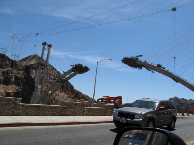 zukünftige Brücke der US 93 beim Hoover Dam (16. Mai)