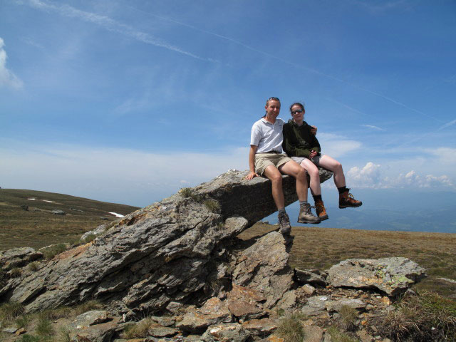 Ich und Daniela auf der Forstalpe, 2.034 m
