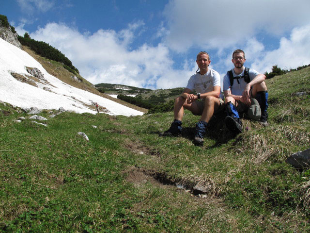 Ich und Norbert am Karlgrabenweg