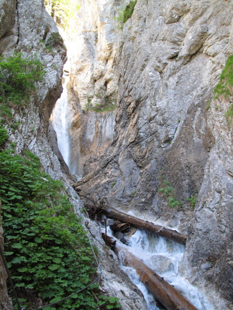 Rongg-Wasserfall-Klettersteig: Wasserfall