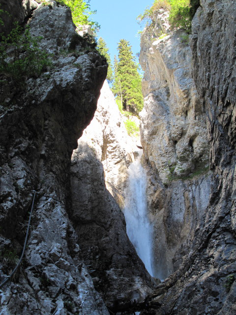 Rongg-Wasserfall-Klettersteig: Wasserfall