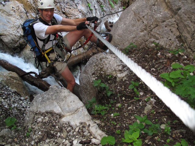 Rongg-Wasserfall-Klettersteig: Ich