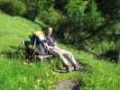 Ich zwischen Gargellen und Rongg-Wasserfall-Klettersteig