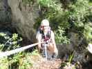 Rongg-Wasserfall-Klettersteig: Ich im Ausstieg