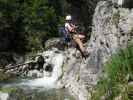 Röbischlucht-Klettersteig: Ich im Einstieg