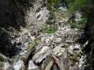 Röbischlucht-Klettersteig: nach dem Einstieg