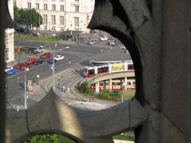 'Jonas-Reindl' vom Südturm der Votivkirche aus